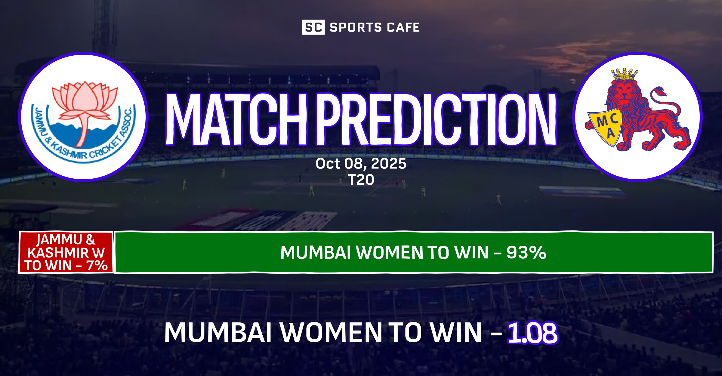 Jammu & Kashmir Women vs Mumbai Women